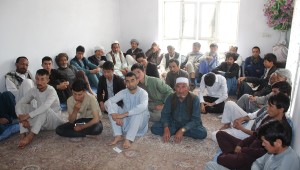 Civic and Voter education training in Shahrak Rasol Akram village District 13-Kabul