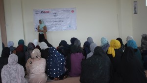 Civic and Voter Education training in Shahrak Erfani village District 13-Kabul
