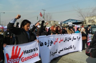The protests against the killings of Hazaras in kuetta
