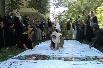 Campaign to collect one million signatures for the implementation of the EVEW Law women and punish perpetrators in Faryab Province