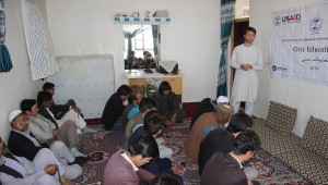 Civic and Voter education training in Rigrishan Village District 13-Kabul