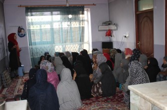 Civic and Voter education training in Maghaza village District 13-Kabul