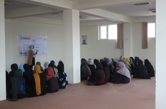 Civic and Voter education training in DawaKhana village District 13-Kabul